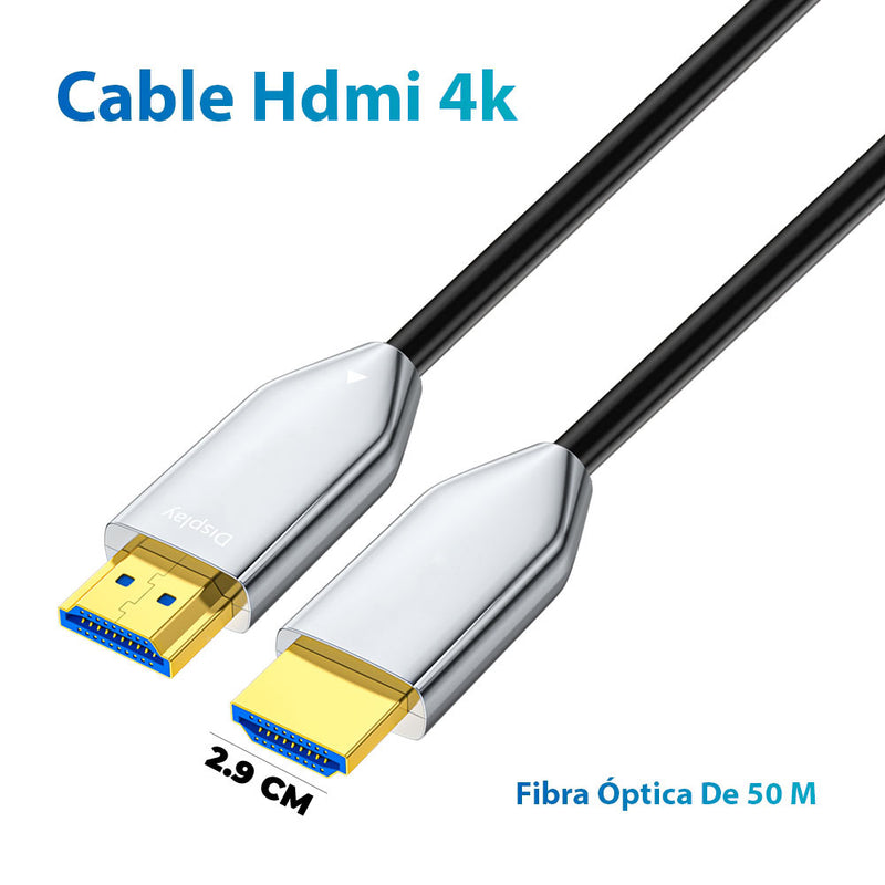 Cable Hdmi 100 y 50 Metros FullHD 4K Para Pantalla Grande