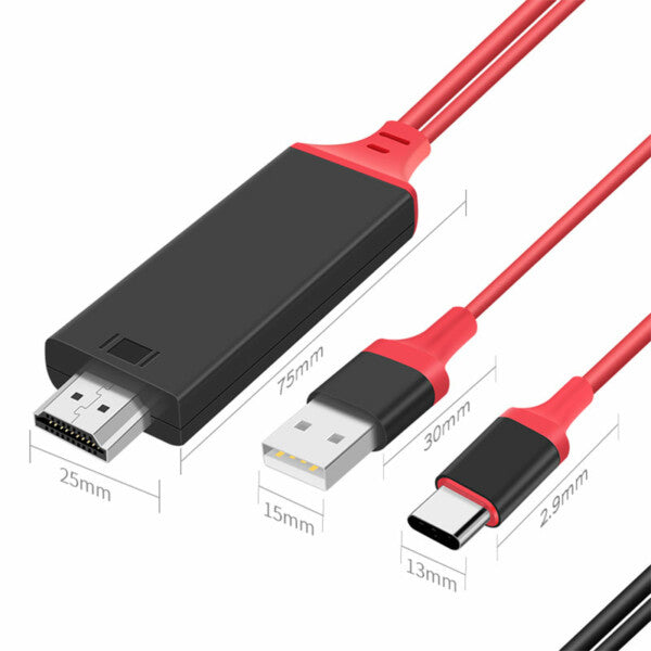 Cable USB Tipo-C a HDMI 3.1 Type-C
