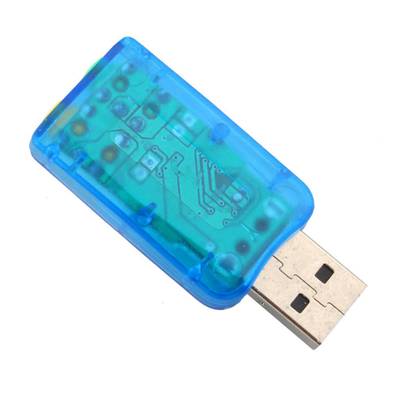 Tarjeta De Sonido USB Audio 5.1 Canales Pc Laptop Digital 3d