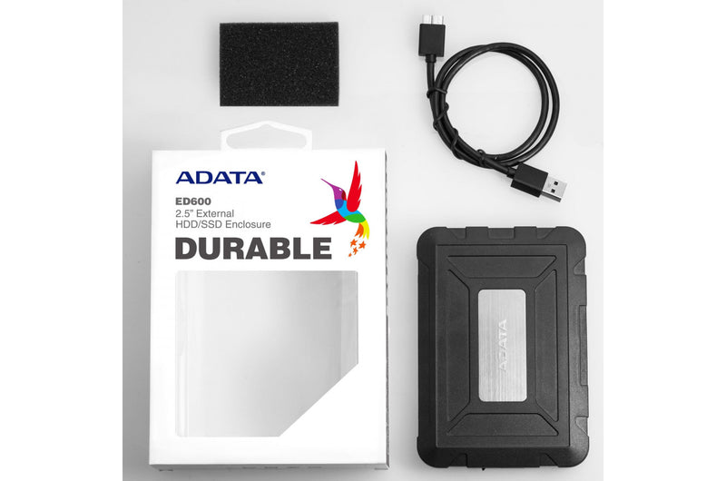 Gabinete Adata ED600 2.5” External HDD/ SSD Enclosure