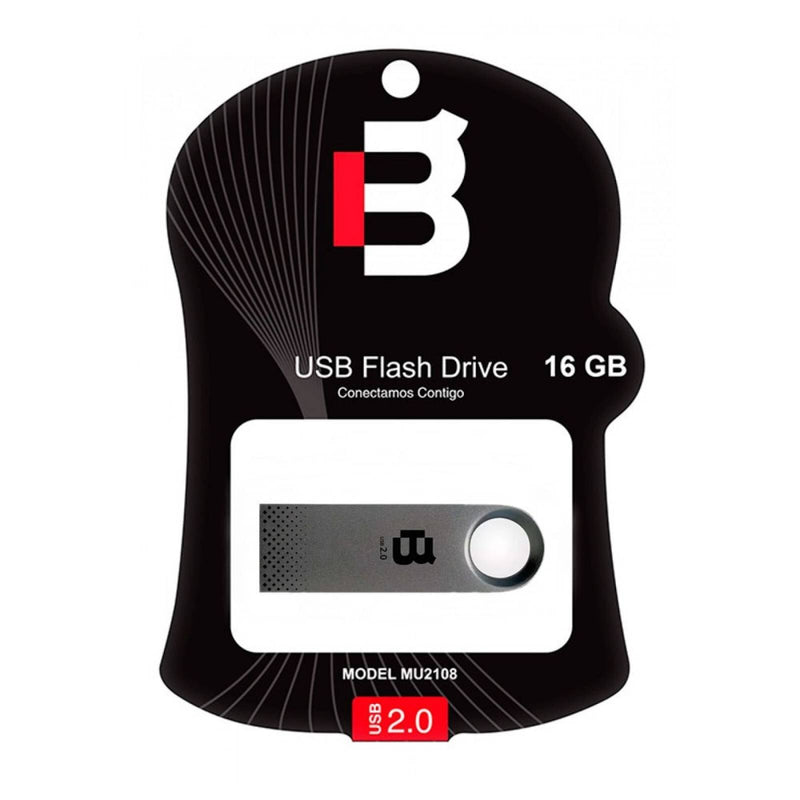 Memoria USB Blackpcs Plata 16 GB USB 2.0