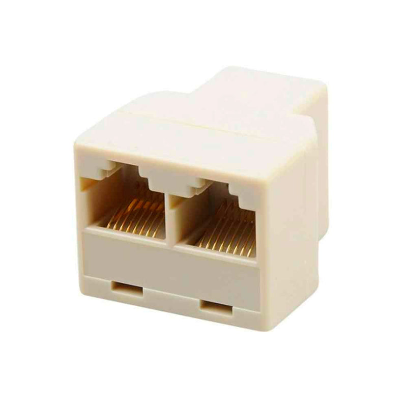 Adaptador Splitter Ethernet Rj45 1 Jack A 2 Jacks 8 Hilos