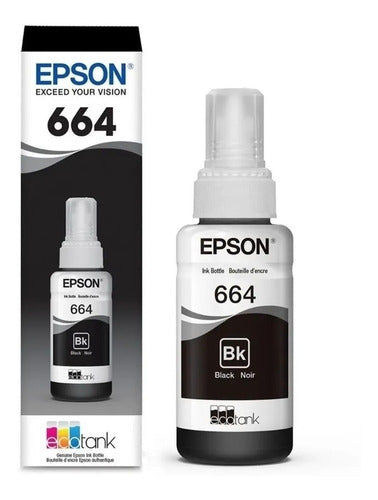 Tinta Epson EcoTank 664 Negro