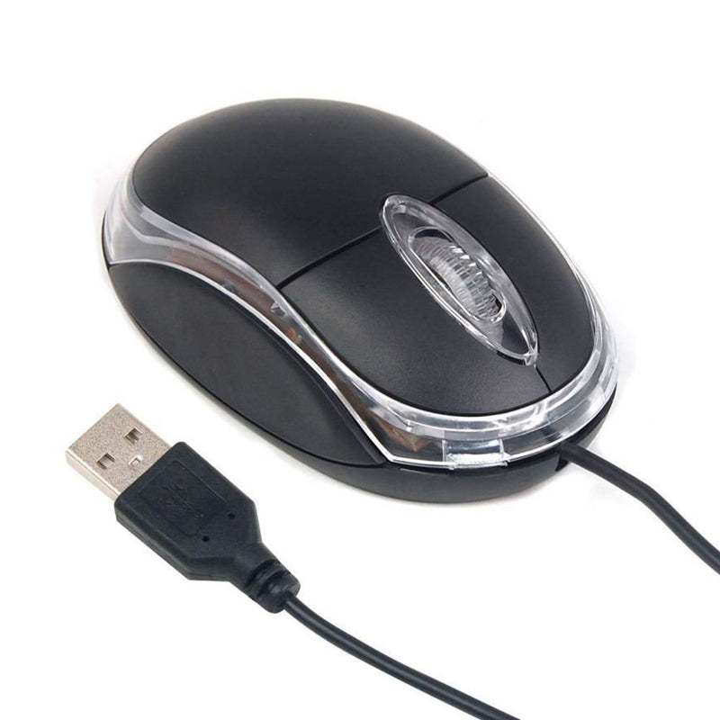 Mouse Usb Alámbrico Pc Laptop Mac Con Luz