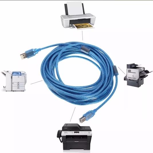 Cable USB A B Macho Impresora Escáner Multifuncional