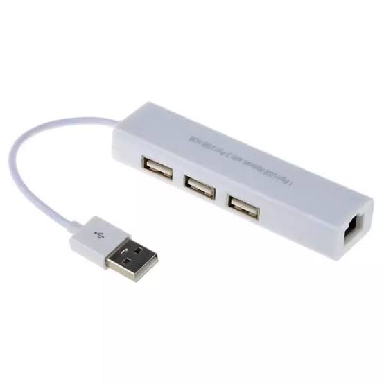 Hub 2.0 USB Rj45 Ethernet Compatible Mac Pc 10/100m