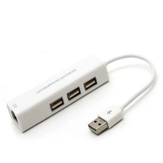 Hub 2.0 USB Rj45 Ethernet Compatible Mac Pc 10/100m